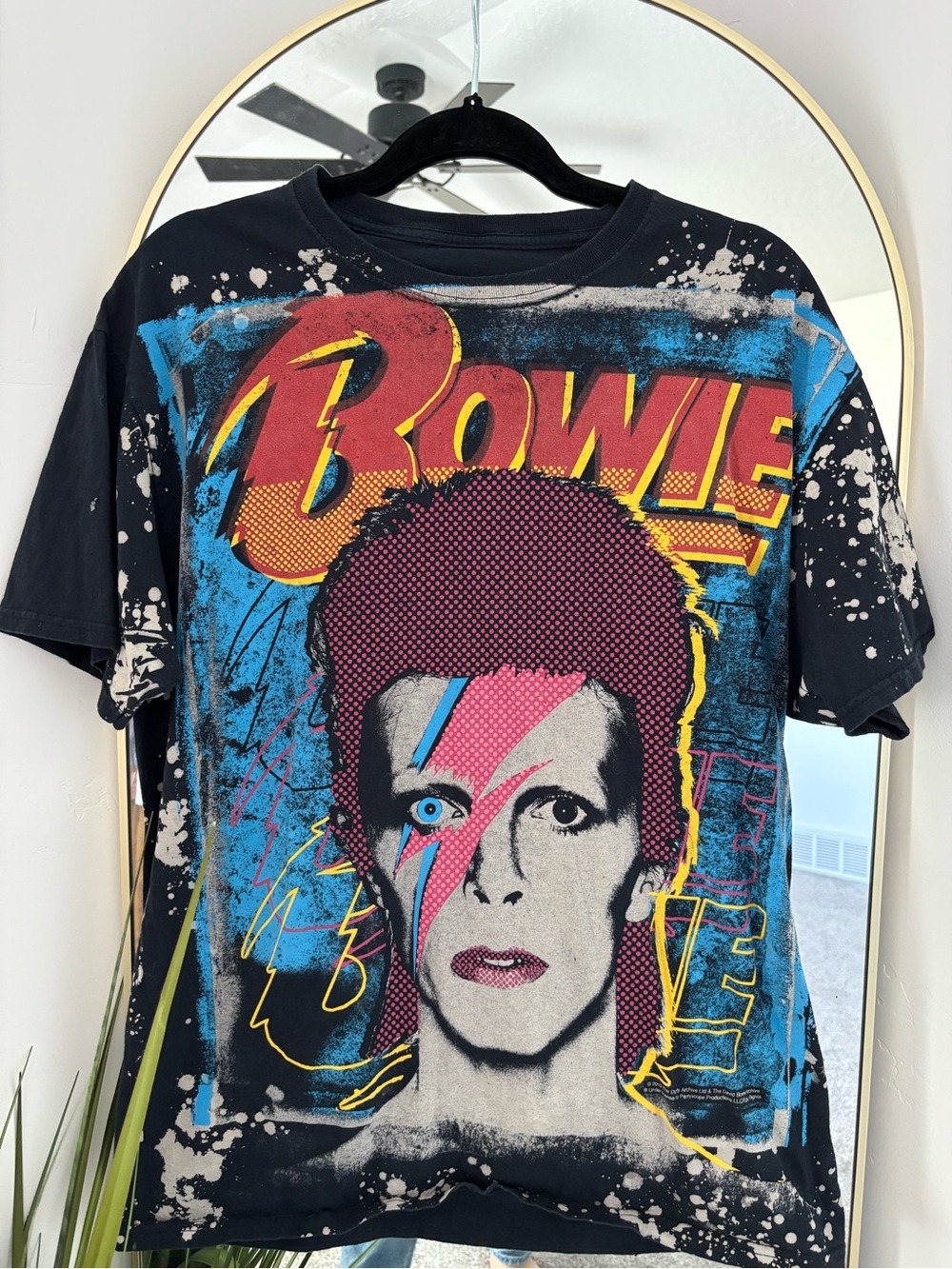 Bowie Graphic Black Band T-Shirt